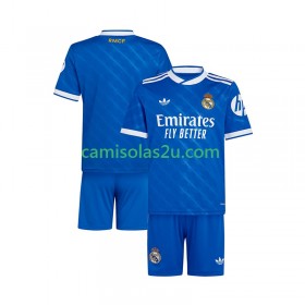Camisolas de futebol Real Madrid Criança Equipamento 3ª 2025/26 Manga Curta